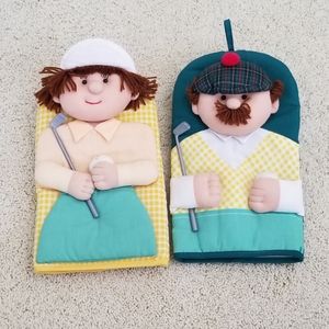 Pair of Fun  Insulated Kitchen Mittens